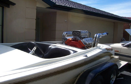 Hallet V-Drive Boat